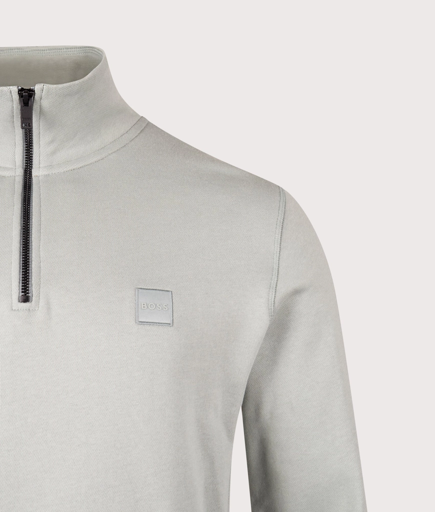 Hugo Boss Mens Quarter Zip Zetrust Sweatshirt